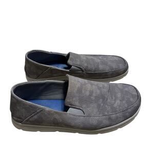 Huk Performance Brewster Slip-On Casual Shoes Size Men's 12 Gray Comfort